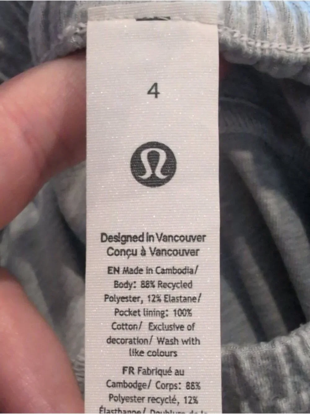 Lululemon Soft Jersey Straight-Leg Mid-Rise Pant *RegbHeathered Core Grey